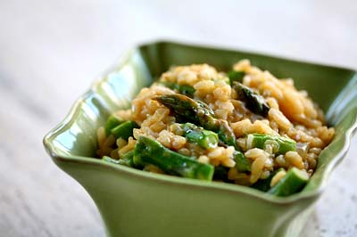 asparagus risotto